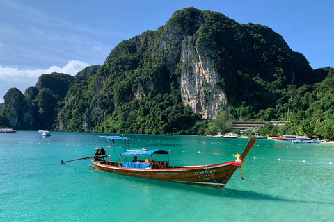 Phi Phi: Halvdag privat longtailbåt till Maya Bay