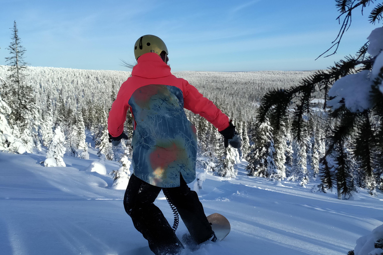 Levi: Snowsurfingowa przygoda z wędrówką w rakietach śnieżnych