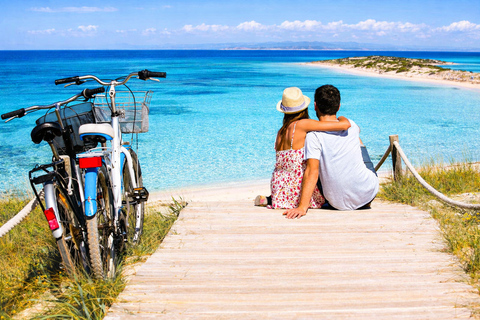 Ibiza: Formentera Boat with Open Bar, 3 meals & Sunset Party ADVANCE: Standard selection of food & open bar option