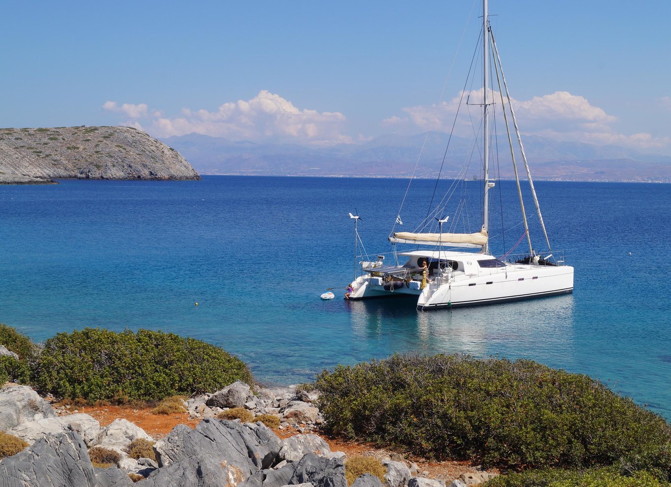 Heraklion: Dia Island Sunset Boat Tour med middag