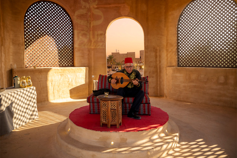 Dubai: Sahara Desert Fortress Trip with Buffet and Live Show