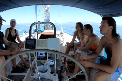 Split: Half Day Sailing Tour with Swim Stop, Snacks and Wine