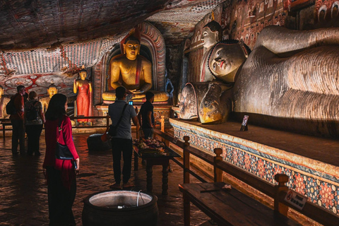 Sigiriya Hike, Village Safari & Dambulla Temple Tuk Tuk Tour Dambulla: Popham’s Arboretum & Cave Temple Tuk Tuk Tour