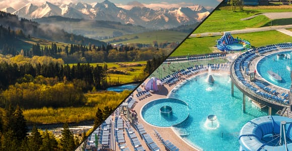 Krakau: Tagestour nach Zakopane mit Standseilbahn und Thermalbad