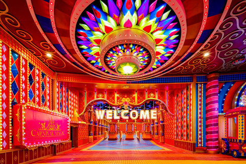 From Khao Lak: Carnival Magic Phuket Ticket with Transfer Royal Seat with Dinner