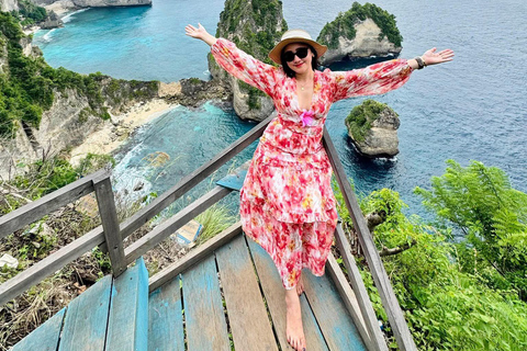 From Bali: Private Tour Highlights East and West Nusa Penida Meeting Point at Sanur Harbour