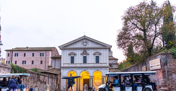 Rome: Catacombs and Appian Way Golf Cart Small-Group Tour