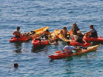 Costa Brava: Sant Feliu de Guíxols kajakk- og snorkeltur