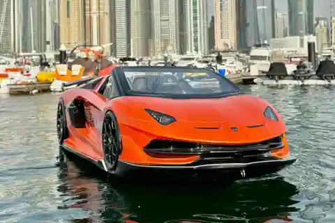 Dubai: Aluguer de automóveis de luxo Lamborghini Jet na Marina do Dubai