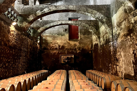 Excursão particular de 1 dia a Margaux e Médoc com um carro clássico