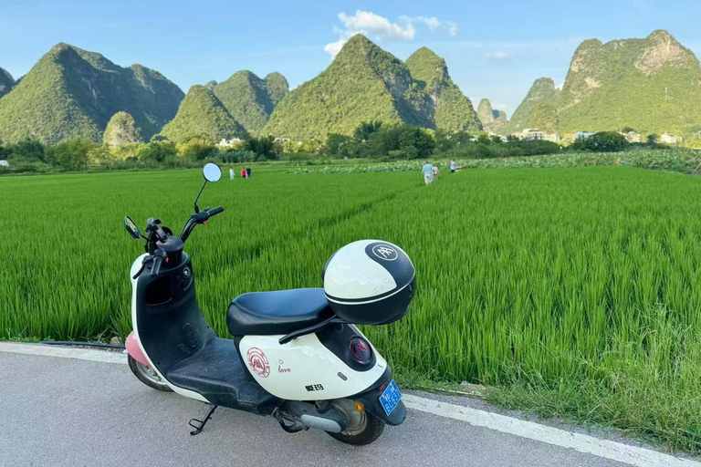Yangshuo: Electric Scooter Tour with Painting Class PROMOTION-Yangshuo:Electric Scooter Tour with Painting Class