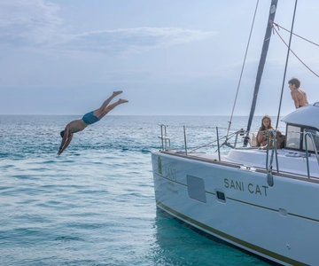 Mallorca: Privé cruise van een halve dag op een catamaran