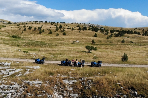 Vanuit Split: quad-ATV-tour in natuurpark Dinara met lunchRondleiding op gloednieuwe quads