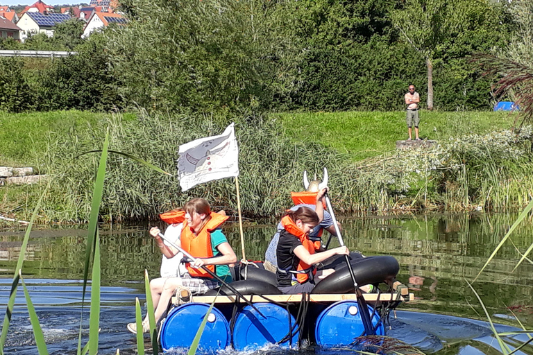 Sommerhausen near Würzburg: Exclusive group raft building