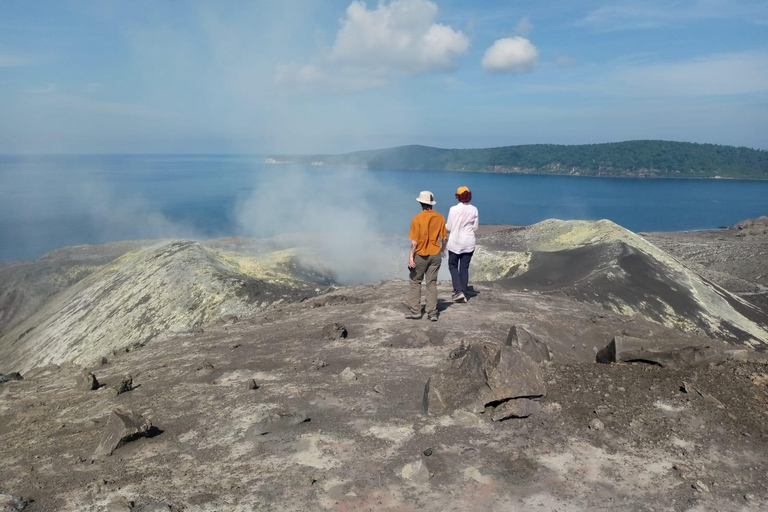 De Jacarta: Viagem de 1 dia ao vulcão Krakatoa com mergulho com snorkel