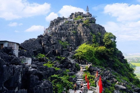 Von Hanoi aus: Hoa Lu & Tam Coc Tour mit Radfahren