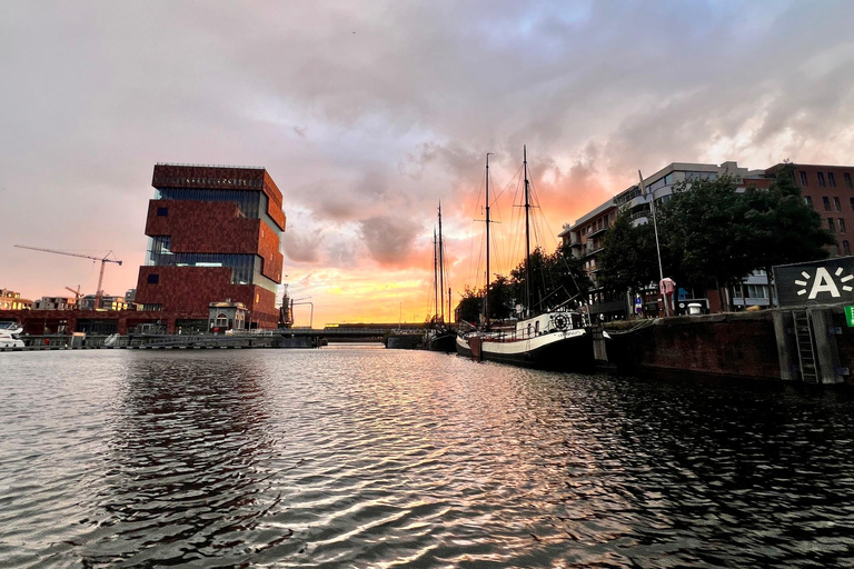 Antwerp: Private Harbor Cruise with Aperitif near the MAS XL Antwerp: Private Harbor Cruise with Aperitif near the MAS