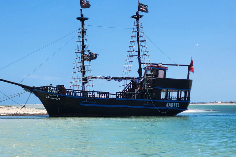 From Djerba: Pirate Day at Plage des Sables Blancs - Zarzis