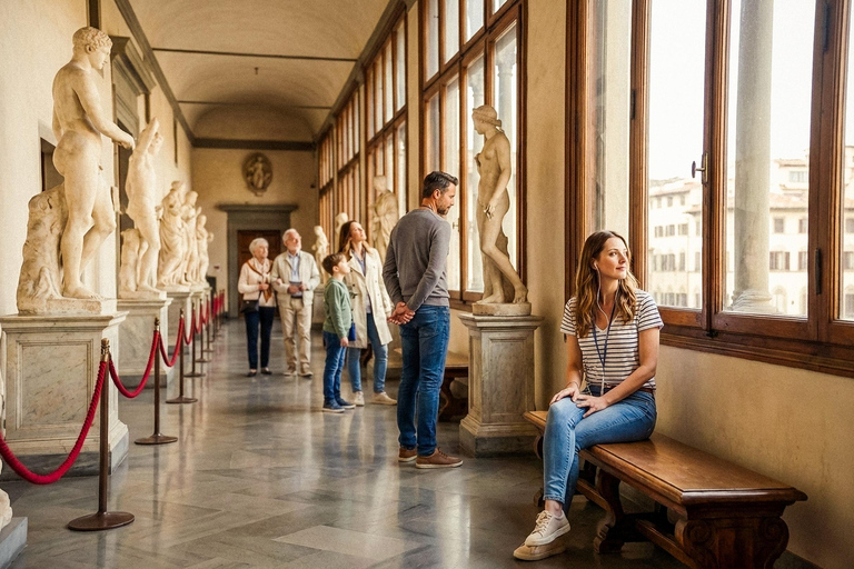 Best of Florence: Accademia Gallery & Uffizi Gallery Visit Uffizi Gallery Entry Ticket with Audioguide (No Accademia)