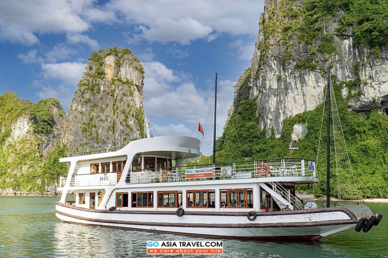 Van Hanoi: Ha Long Bay en Ti Top Island Cruise met haltes
