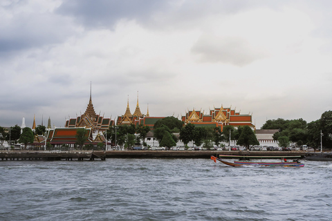 Vanuit Bangkok: dagtocht Ayutthaya per bus, met boottochtTour vanaf een ontmoetingspunt