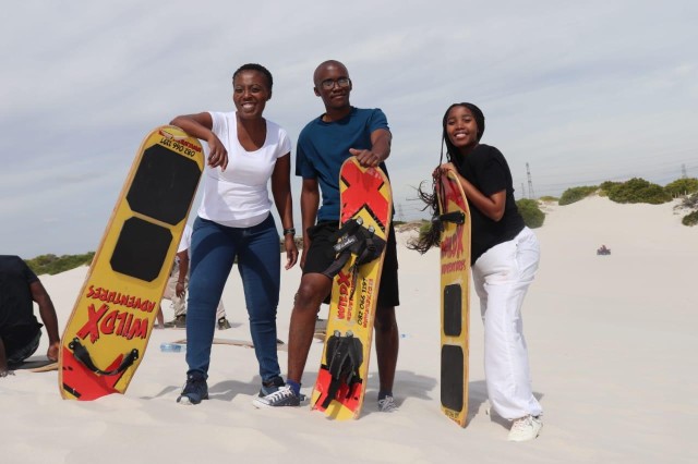 Visit Cape Town Sand boarding fun Atlantis dunes in Cape Town