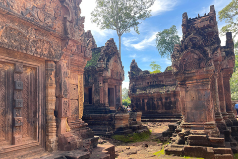 Beng Mealea Banteay Srei and Phnom Kulen Waterfall Day TourSmall-Group Tour