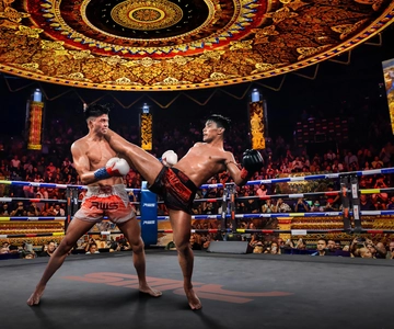 Bangkok: Muay Thai Boxing Tickets im Rajadamnern Stadion