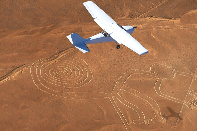 Vanuit Ica: Nazca Lines vlucht met ophaal- en terugbrengservice naar je hotel