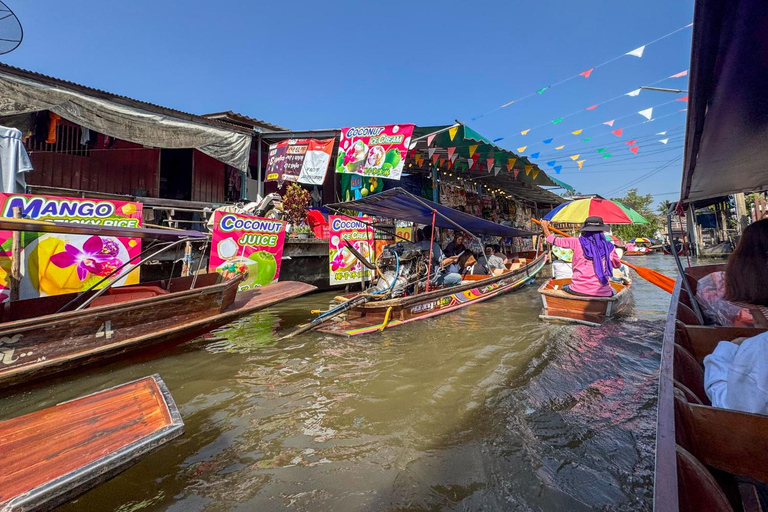 Bangkok: Railway Market, Floating Market & Elephants Tour