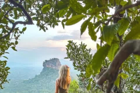 From Kandy Pidurangala Rock Sunrise Hike and Village Safari
