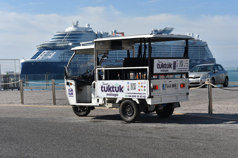 Port of Málaga: Electric Tuk-Tuk Tours from the Cruise Ship Terminal Exclusive tours for cruise passengers, departing directly from the cruise ship terminal