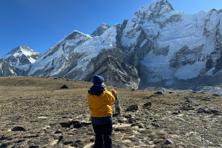 Everest Base Camp & Gokyo Lake Helicopter Flight landing Gokyo Lake Helicopter Flight Tour with Breakfast