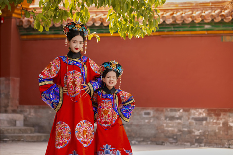 Pékin : Location d&#039;un costume de la dynastie chinoise Qing avec stylisme