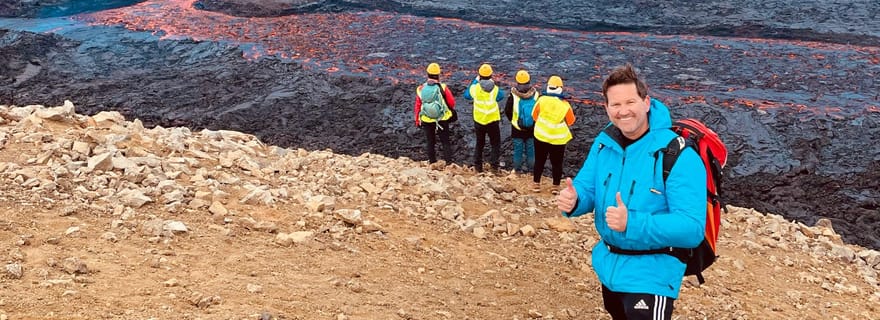 Randonnée au volcan Fagradalsfjall – Petit groupe avec guide de la région
