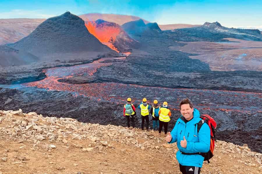 Fagradalsfjall-Vulkanwanderung – Kleine Gruppe mit ortskundigem Guide. Foto: GetYourGuide