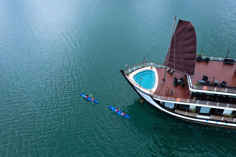 Hanoi: 2 Days Lan Ha Bay by 5 star Orchid Trendy Cruise 2 Days Lan Ha Bay by 5 star Orchid Trendy Cruise
