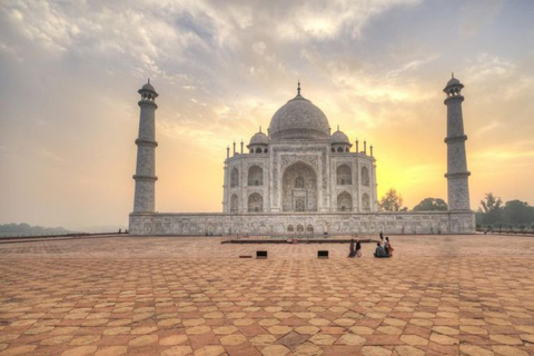 From Delhi: Taj Mahal Sunrise & Agra Fort Tour Skip The Line Delhi: Taj Mahal Sunrise & Agra Fort Tour with Car & Guide