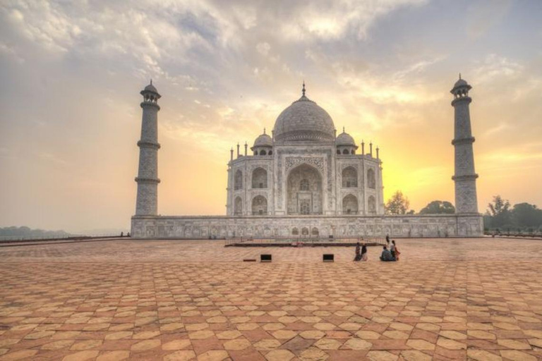 From Delhi: Taj Mahal Sunrise & Agra Fort Tour Skip The Line Delhi: Taj Mahal Sunrise & Agra Fort Tour with Car & Guide