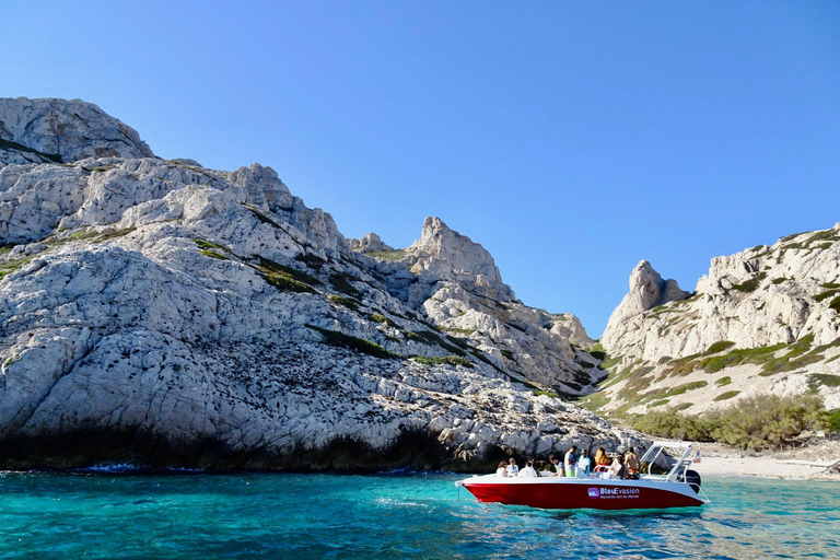 Vanuit Marseille: Iconische rondvaart door de Calanques met snorkelenMiddag rondvaart: Vertrek Vieux-Port