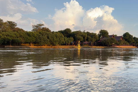 Desde Ayutthaya : Paseo en barco de una hora por el patrimonio de Ayutthaya