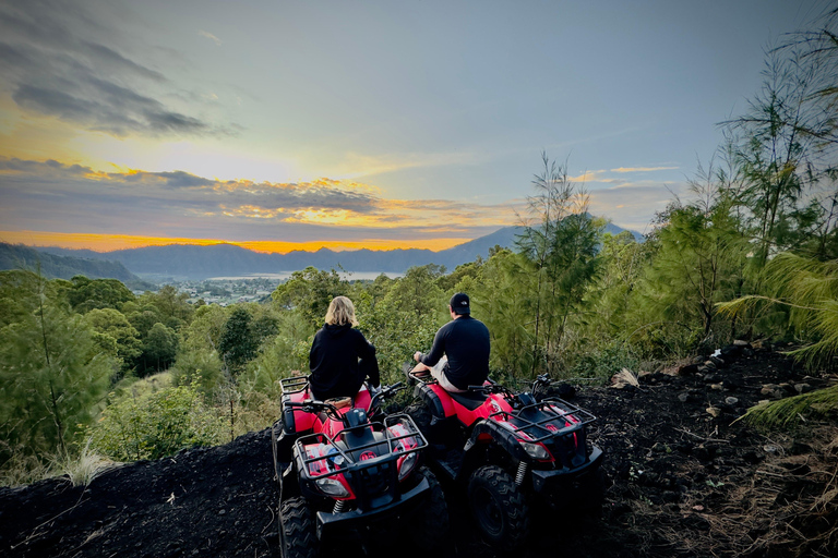 Bali: Mount Batur Sunrise ATV Quad Bike with Breakfast Tandem Ride ATV Sunrise with Round Transfer