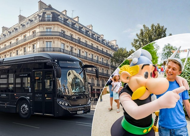 From Paris:Asterix Park® Transfer with optional Entry Ticket