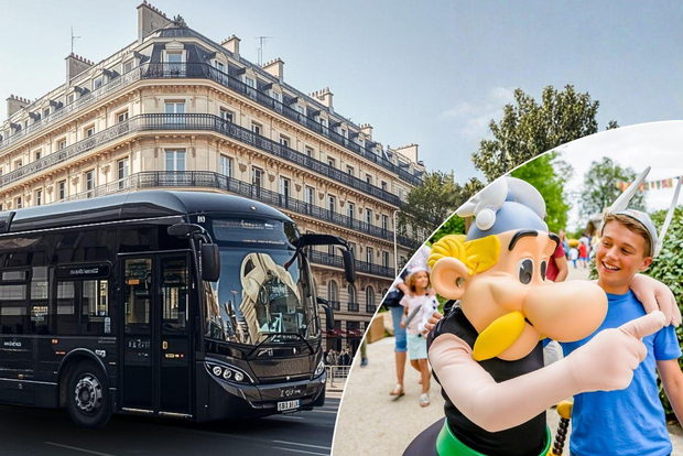Da Parigi: trasferimento ad Asterix Park® con biglietto d'ingresso opzionale