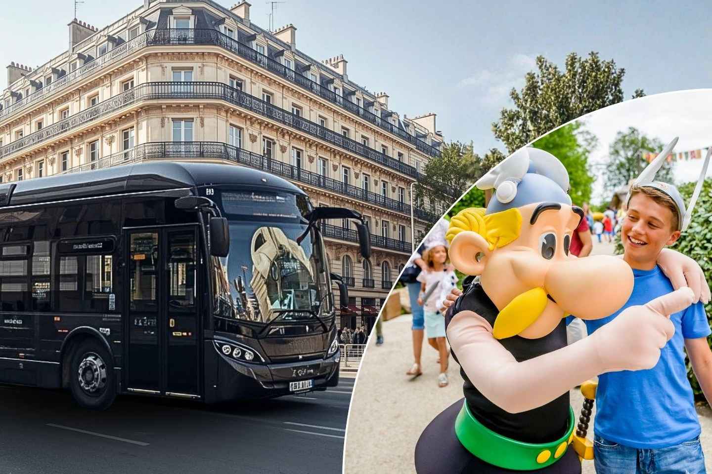 From Paris:Asterix Park Transfer with optional Entry Ticket - From Paris: Asterix Park® Transportation only