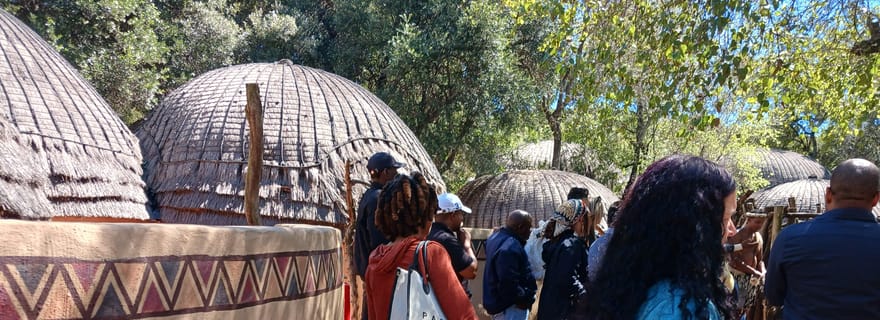 Johannesburg : Spectacle du village culturel de Lesedi avec prise en charge