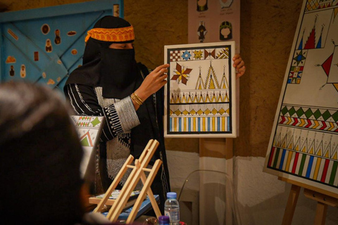 Diriyah : Atelier d&#039;art Asiri avec un artiste local