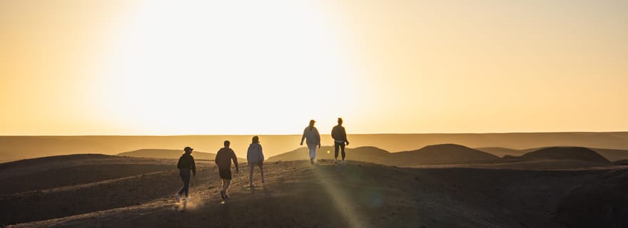Swakopmund : pique-nique au paysage lunaire et observation des étoiles