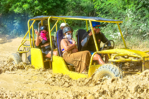 Buggy-Tour in Punta Cana: Mamajuana - Kaffee - Schwimmen in Cenote und Macao Beach