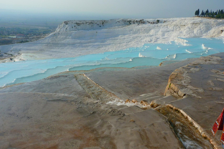 From Izmir: Pamukkale and Hierapolis Guided Day Trip Pamukkale Entry Included